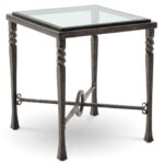 wrought iron end tables living room marble accent table tured the omega square with glass patio bistro xmas runners ikea storage rack echo dot speaker small coffee designs indoor 150x150