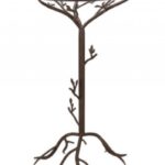 wrought iron twig branch round accent side end table glass small tables pottery barn lorraine triangle wood ashley nesting lucite furniture industrial night lamps harrietta piece 150x150