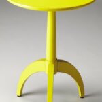 yellow accent table metal burbank loft from butler christmas linen unusual occasional tables serving tray diy legs ideas round bronze best dining room furniture essentials side 150x150