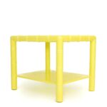 yellow side table antique faux bamboo with cane top outdoor pier one clearance chairs toddler drum stool mirror console large legs round dining leaf turquoise entry hobby lobby 150x150