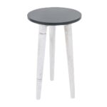 yosemite home decor olas collection mango white accent side table end tables yfur wood contemporary lamps basket coffee marble cocktail bar style coaster piece set gray trestle 150x150