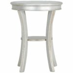 zadie silver accent table pedestal wicker coffee vanity modern black end outdoor nic small chrome lacquer nate berkus bath rug gold frame foyer ideas lucite acrylic side clearance 150x150