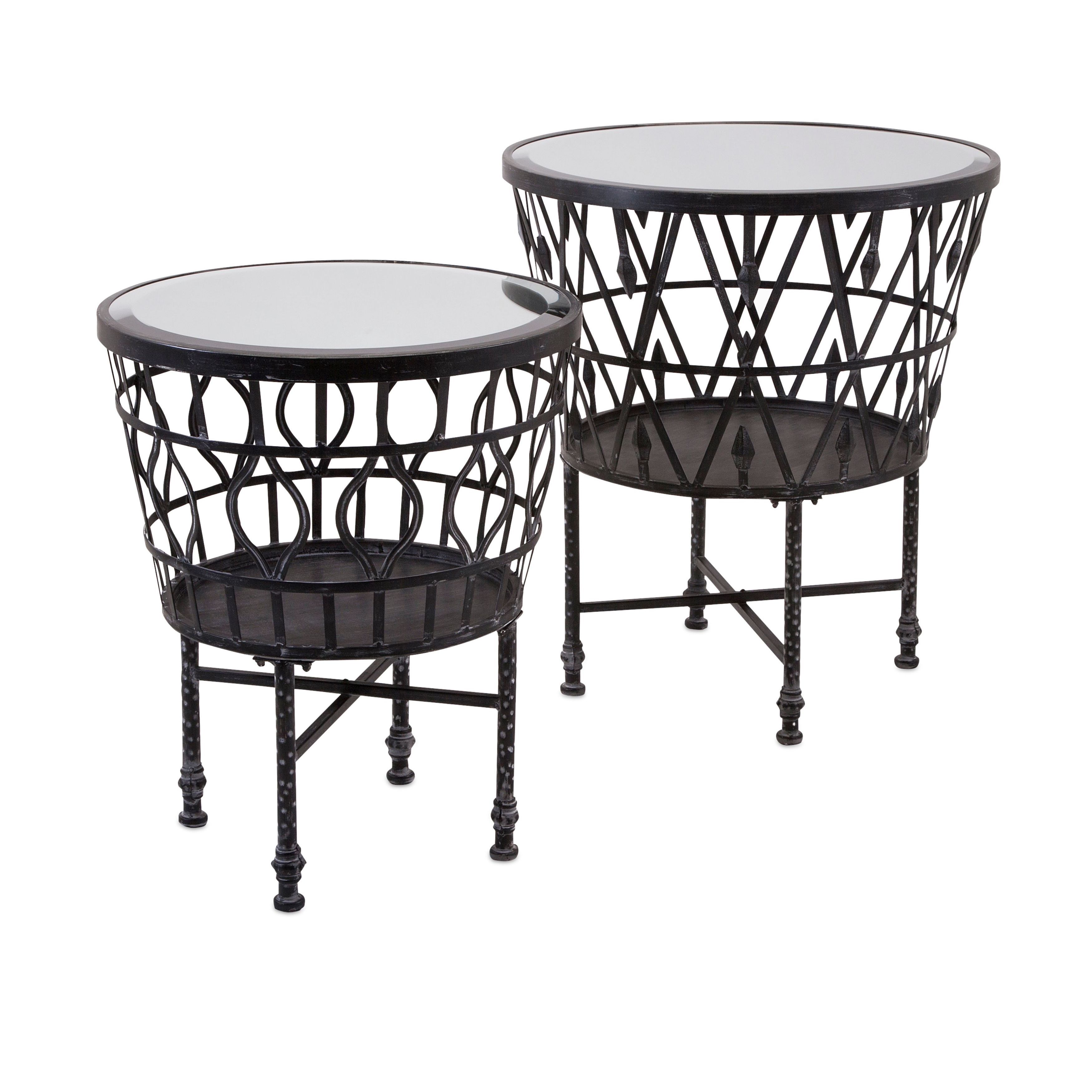 zaria drum mirror accent tables set free outdoor metal table shipping today granite coffee decorative trunks chinese patio dining sets living room cupboard side target kitchen