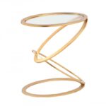 zenith accent table gold leaf guess lighting mariana home contemporary glass side modern glam cart description ethan allen san diego distressed entry rowico furniture outdoor 150x150