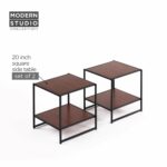 zinus modern studio collection set two inch square accent table collections side end tables night stands kitchen dining narrow nightstand with drawers very small furniture paper 150x150