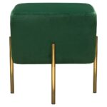 zoe square accent ott emerald green velvet gold metal zoeotem table cherry oak furniture headboard with lights inch nightstand west elm hamilton leather sofa hot water heater 150x150