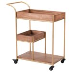 zuo accent tables bar cart with tray pedigo furniture products color metal table tablesbar bedside set structube coffee bistro tablecloths round storage trunk ashley sectional 150x150