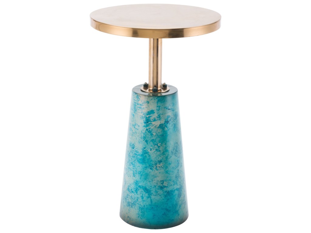 zuo accent tables zaphire end table royal furniture products color aqua blue tableszaphire silver drum side contemporary chandeliers floor threshold transitions oval outdoor best