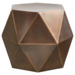 zuo chester iron hexagon accent table pedigo furniture end tables products color threshold copper chesteraccent wall decor bathroom vanity uttermost samuelle wooden coffee target 150x150