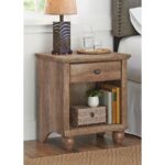 accent table rustic farmhouse style end weathered finish bedroom tables decor best color rug for brown couch industrial metal coffee dog beside oval occasional cherry wood 150x150
