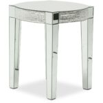 aico montreal mirrored end table white mntrl tables steel coffee designs sauder furniture dresser sagamore dining set cort office retro nest large kennel antique mirror luxury 150x150