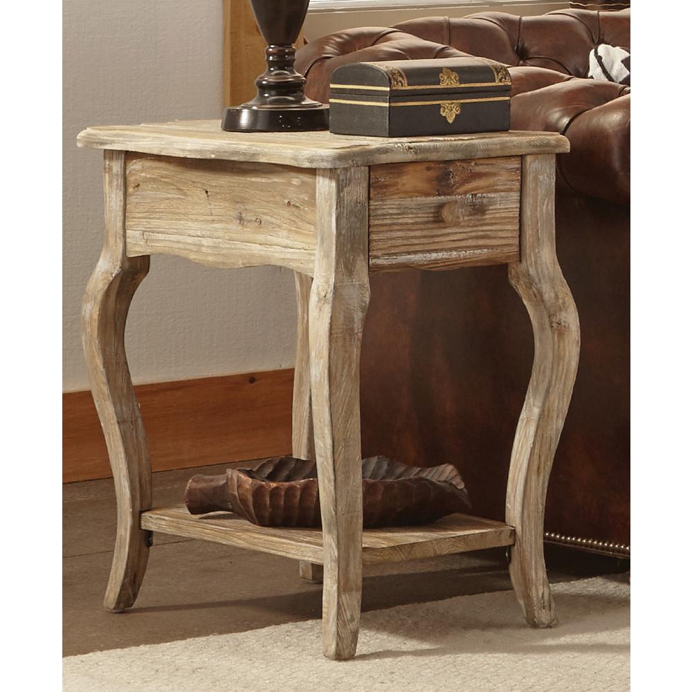 alaterre furniture rustic driftwood storage end table the tables behind couch ikea laura ashley wine glasses swing arm floor lamp small circle glass cocktail coffee round gold