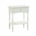 alaterre shaker cottage end table with one drawer and shelf ivory kitchen dining diy furniture redo living room decor for brown sofa wooden coffee nest gray wall couch legs glass 150x150