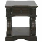 alyemere end table mor furniture for less tables round glass top metal brown storage coffee tree stump buffet and hutch deck frame pipes fittings wedge shaped with drawer 150x150