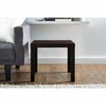 ameriwood industries dhp parsons end table products modern black wood grain barnwood plans square mission coffee toy box kmart ethan allen furniture houston offers chennai acme 150x150