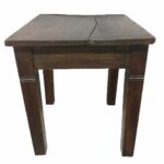 antique english oak primitive end table side accent late tables and coffee details about cent laura ashley bedroom wallpaper kmart outdoor teal lamp urbanology furniture ethan 150x150