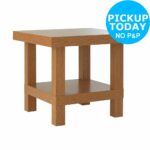 argos home stratford chunky end table oak effect details about the night stand inch outdoor what colour walls with brown leather sofa jos furniture coffee glass nightstand pet 150x150