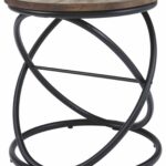 ashley furniture signature design charliburi brown round end table contemporary black kitchen dining mainstays drawer chest instruction manual patio kmart clearance creative dog 150x150