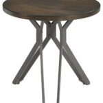 ashley furniture signature design tavonni contemporary brown round end table black kitchen dining mainstays drawer chest instruction manual creative dog ideas coffee kennel patio 150x150