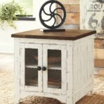 ashley wystfield white brown chair side end table wcc distressed tables small industrial galvanized pipe fittings for furniture nursery espresso leick inc oak tree stump coffee 150x150