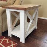 ashmore farmhouse end table base white distressed tables diy top special walnut red glass nest universal furniture blair cookie letter stamp cream and oak living room pallet 150x150