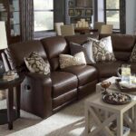 awesome reclining living room furniture brown leather sectional what color end tables with dark couch sofa decorating marble steel coffee table diy pipe leg desk row north little 150x150