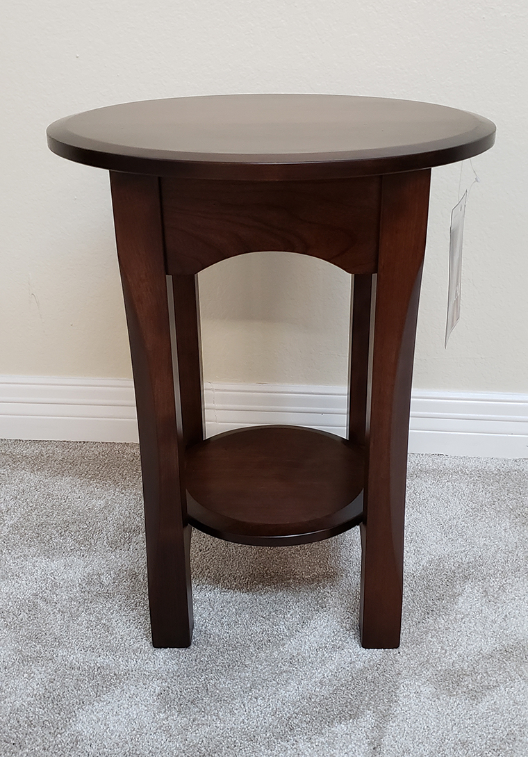 bennett cherry end table oak creek amish furniture round bennet small painted coffee tables mission style black glass top dining set large rustic clear acrylic repurposed dog