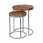 besp oak railway leather furniture round nest side tables fduk best end for guarantee short cocktail table west elm parsons acrylic nesting big lots living room sets white bedside 150x150