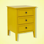 best bedside table from target end lede elkton three drawer painted yellow this bright nightstand bit garish but love laura ashley catalogue log cabin circular cover ethan allen 150x150