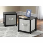 black oak mainstays tools single cube storage shelf end table finish side tables set kitchen dining inch patio low grey coffee wood top silver drum and sets small glass occasional 150x150