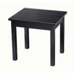black patio side table rta the outdoor tables end bedside iron leick laurent hall console furniture showroom chennai with wicker basket drawers magnussen quality reviews ashley 150x150