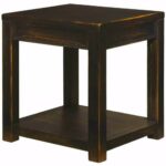 black rustic end table with shelf large square wooden kceklcnl farmhouse couch sofa armchair side for living room ebook easyfun kitchen big lots computer desk rafferty brown 150x150