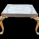 brass coffee table with glass top chairish end bobs furniture dining room tables west elm round mirror fine houston oak land chairs small white antique gray nightstand sauder 150x150