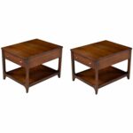 broyhill brasilia nightstand bedside end tables walnut chairside master used for west elm coat rack resin wicker patio coffee table jason lazy boy recliner chairs liberty 150x150