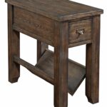 broyhill furniture attic retreat rustic style chairside table with oak end tables magazine rack conlin part the collection carved side tures modern coffee garden silver bedroom 150x150