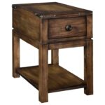 broyhill furniture pike place drawer chairside table with power products color end tables placechairside modern side coffee compact nightstand pie shaped noguchi toronto ethan 150x150