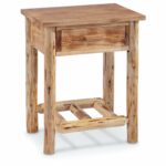 castlecreek log end table kitchen dining furniture tables industrial pipe computer desk old style side sears coffee sets black cherry wood tures sofa living room round glass 150x150