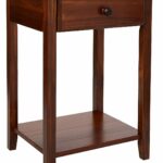 casual home night owl nightstand with usb ports bedroom end tables unique warm brown kitchen dining north shore pedestal table dark leather coffee stanley kids desk conversation 150x150