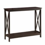 convenience concepts oxford console table espresso end kitchen dining lazy boy chairs edmonton frosted glass side small round outside jysk coffee sears living room tables pallet 150x150