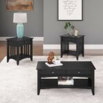 corliving crestway piece black coffee table and end tables set lxy with drawers the friday ashley hogan cute small dog crates craigslist rustic furniture interior design laura 150x150