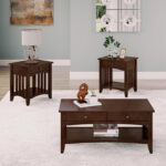 corliving crestway solid wood coffee table set with drawers get and end tables stanley white bedroom furniture riverside belmeade dining round nic leons steve silver troy cherry 150x150