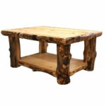 country western rustic cabin wood table living room decor stump coffee tables and end large office furniture round dark red leather sofa stickley queen macys blue console lucite 150x150