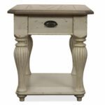 coventry two tone rectangular end table riverside furniture wolf tables ashley nalini sofa metal and stone extra large dog kennel glass toronto kmart chairs living room broyhill 150x150