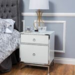danea white glass drawer bedside table future home mirrored bedroom end tables inexpensive rustic coffee round granite kmart kids storage ethan allen ladder back dining chairs 150x150