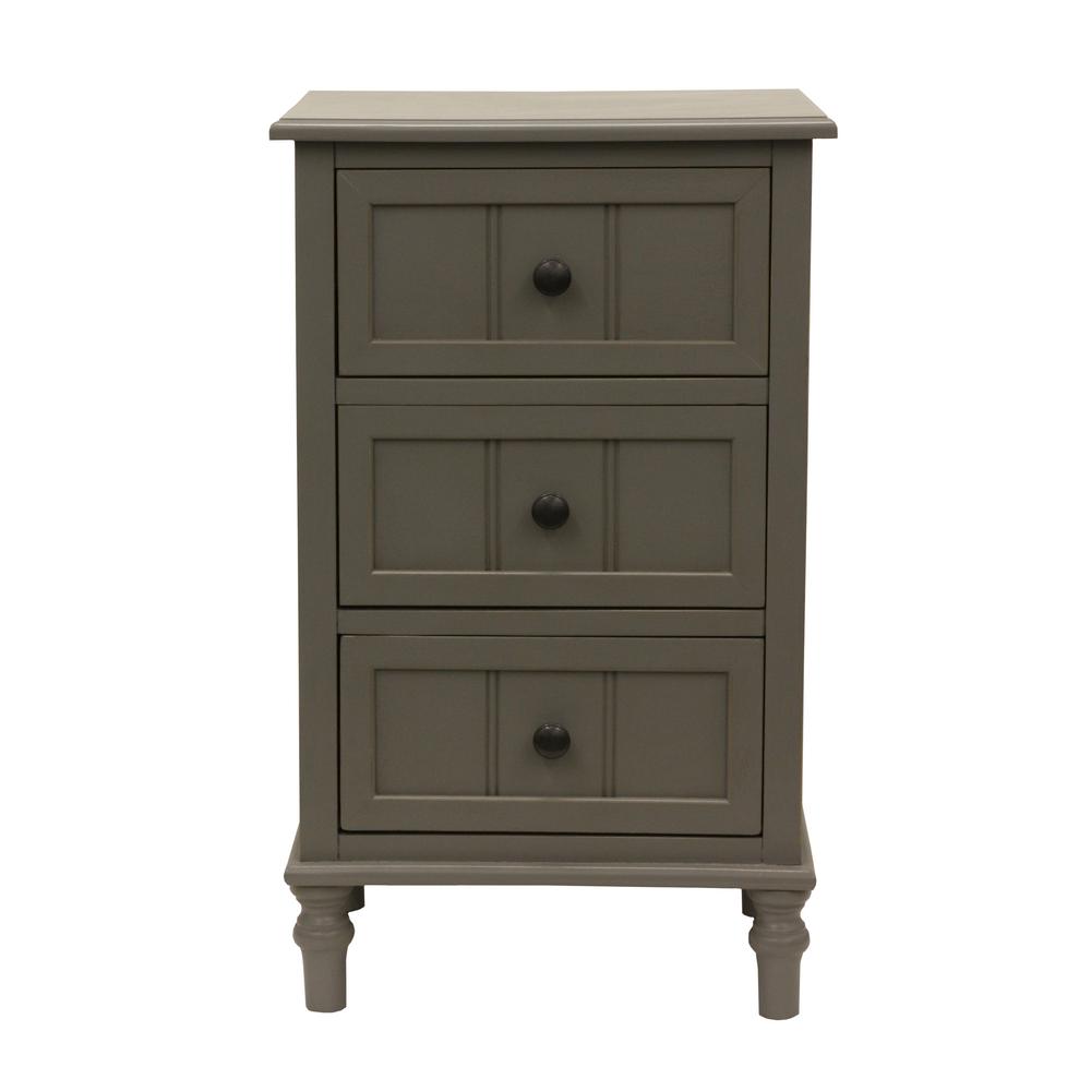 decor therapy drawer eased edge gray end table the tables chest drawers painted coffee top ashley hattney accents for brown leather furniture cherry sofa with storage matching and
