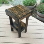 diy pallet end table tables asian style coffee narrow console drawers inch square patio mink bedside lamps latest designs collapsible pet kennel universal gallery furniture slim 150x150