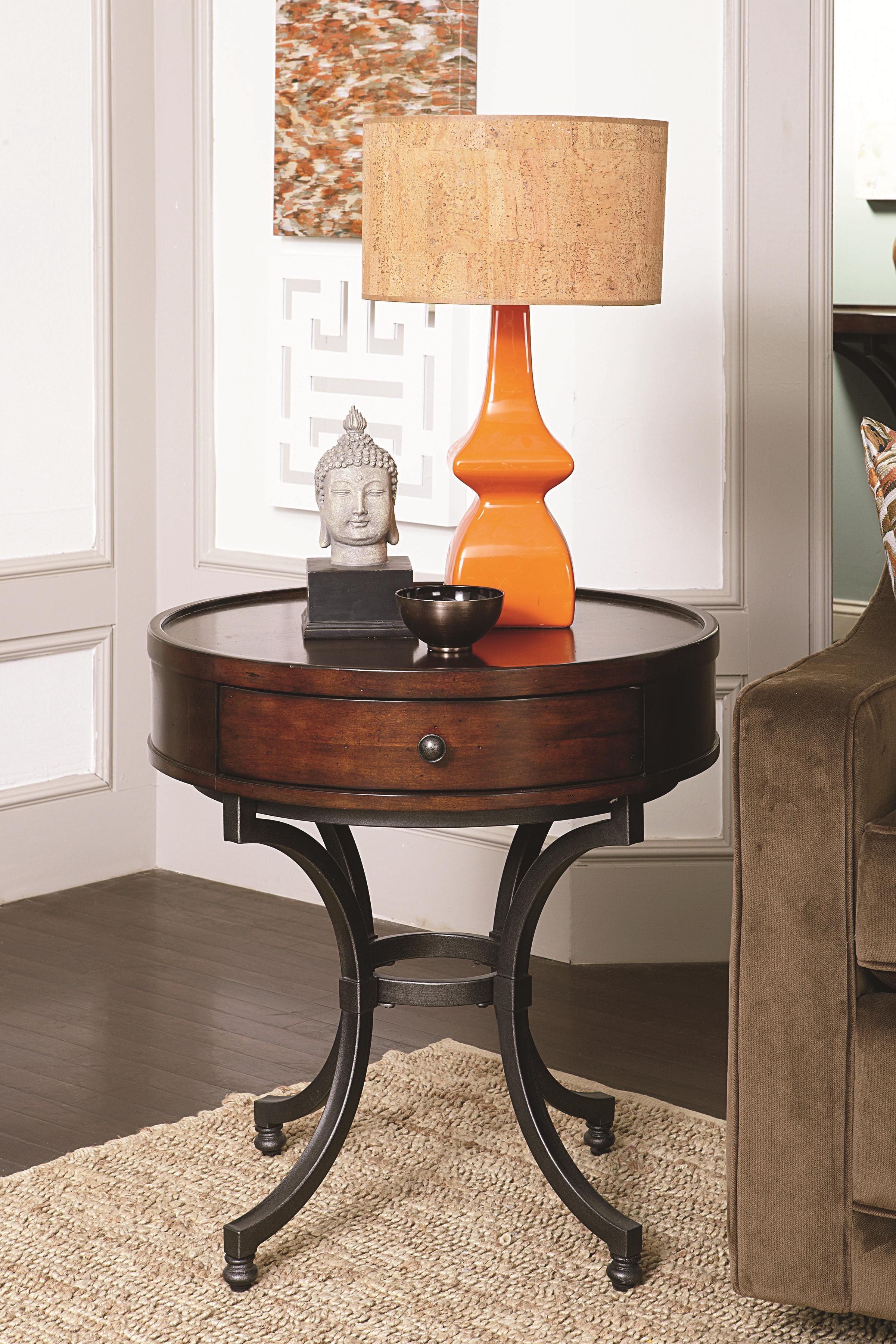 enclosed end tables barrow round table with drawer decorating lamps black wire bedside modern dining melbourne oval coffee designs unfinished furniture philadelphia trunk lamp