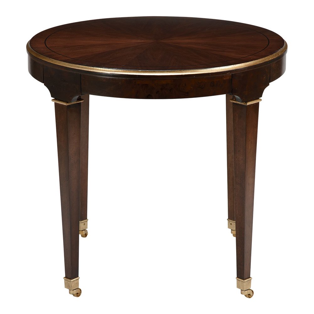 ethan allen elmont round end table hyde park gold tone accents kitchen dining northwest furniture row address homesense product search inch tall console victoria whalen vineyard