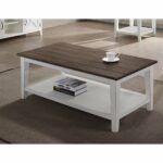 farmhouse white and brown coffee table willey furniture rcwilley end legends skyline walnut low profile box spring rustic trestle mirrored ott wood wrought iron stickley jewelry 150x150