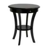 frenchi home furnishing espresso storage end table the tables round bathroom cabinets over toilet kmart electronics wood pallet chair instructions average side height ethan allen 150x150